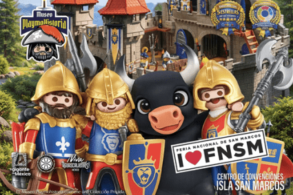 Llega el Museo Itinerante Playmohistoria al Centro de Convenciones de la Isla de San Marcos en Aguascalientes